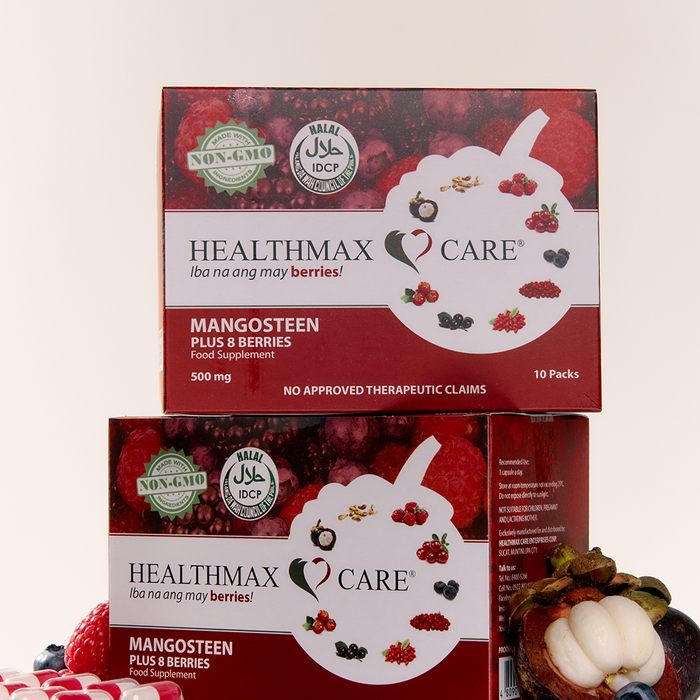 Healthmax Care Mangosteen Plus 8 Berries 100 Capsules packaging