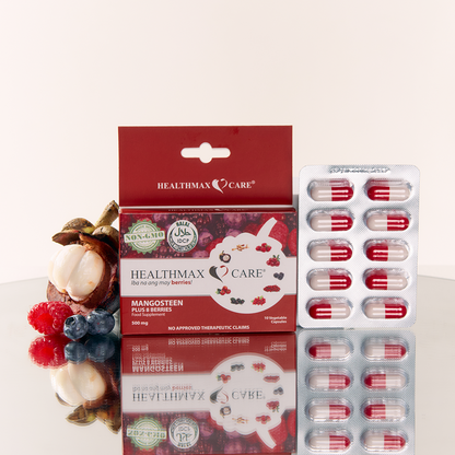 Healthmax Care Mangosteen Plus 8 Berries 10 Capsules packaging
